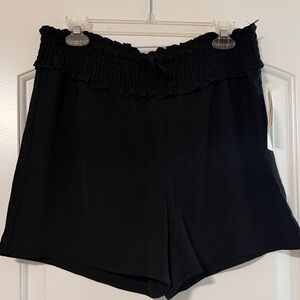 Black Waist Shorts